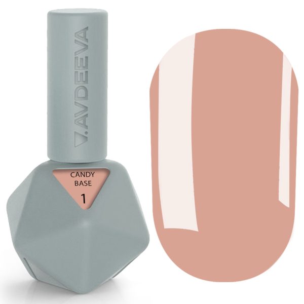 CANDY BASE 1 Victoria Avdeeva – Камуфлююча база карамельно-персикова 12 мл HEMA & TPO FREE