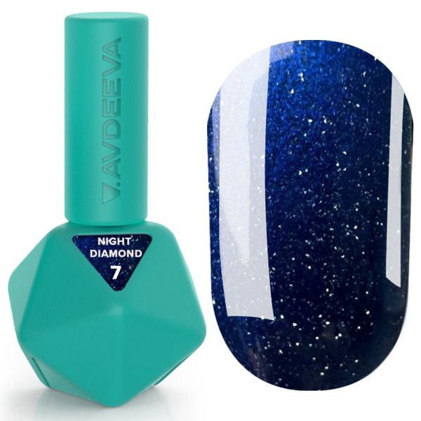 Night Diamond Гель лак #7 (світоловідбиваючий)  12мл  Victoria Avdeeva HEMA & TPO FREE