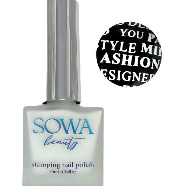 Лак для стемпінгу Sowa Beauty №01 Білий 10мл
