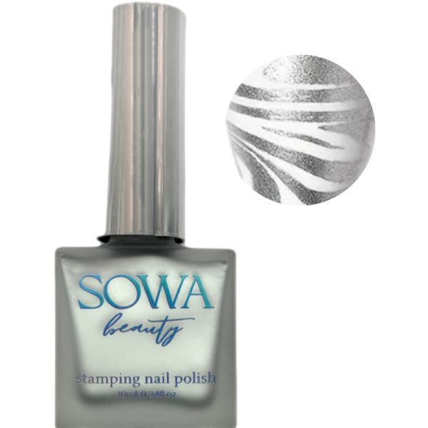 Лак для стемпінгу Sowa Beauty №04 Срібло 10мл