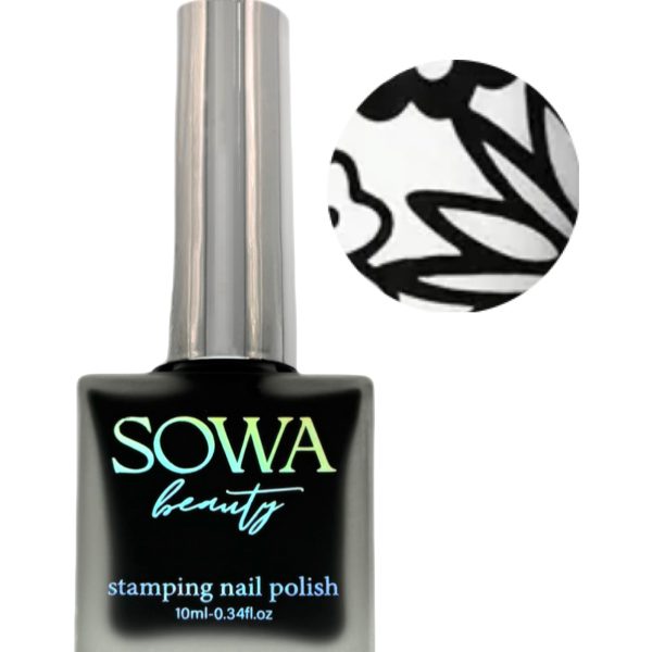 Лак для стемпінгу Sowa Beauty №02 Чорний 10мл