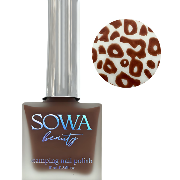 Лак для стемпінгу Sowa Beauty №А2 Коричневий 10мл