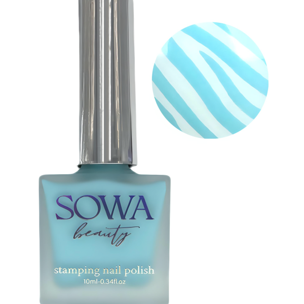 Лак для стемпінгу Sowa Beauty №07 Блакитний 10мл