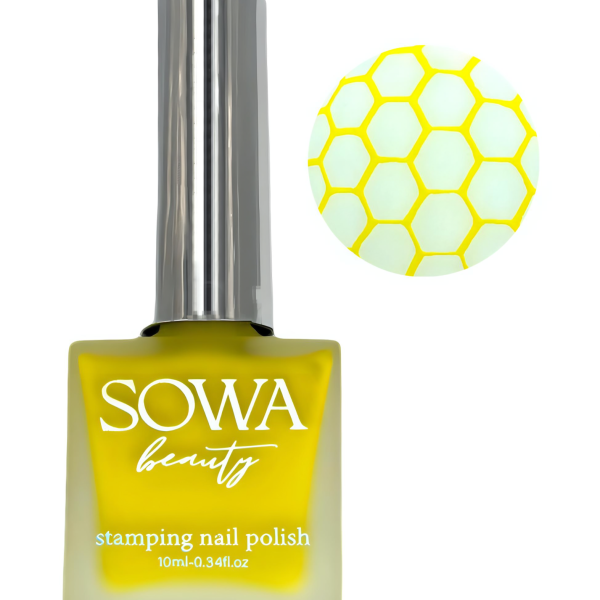 Лак для стемпінгу Sowa Beauty №08 Жовтий 10мл