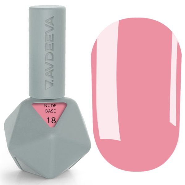 Камуфлююча база Victoria Avdeeva NUDE BASE 18 — Класичний рожевий 12 мл HEMA & TPO FREE