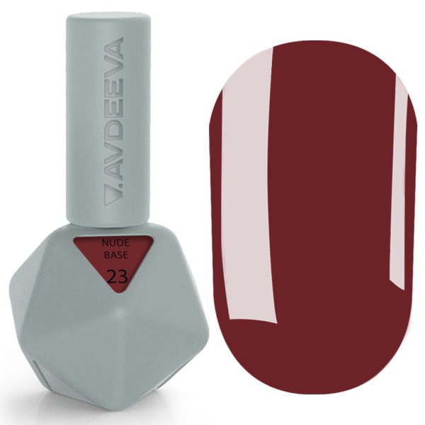 Камуфлююча база Victoria Avdeeva NUDE BASE 23 — Винний нюд 12 мл HEMA & TPO FREE