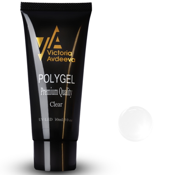 Полігель Прозорий Clear Victoria Avdeeva  30мл HEMA & TPO FREE