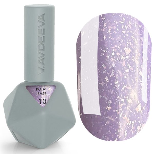 Камуфлююча база №10 Victoria Avdeeva POTAL BASE  – лавандовий 12 мл HEMA & TPO FREE