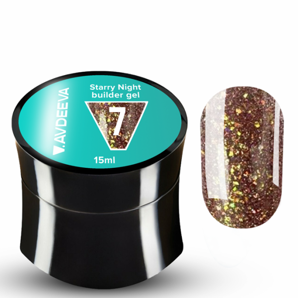 Starry Night Gel №007 Світловідбиваючий15мл Victoria Avdeeva HEMA & TPO FREE
