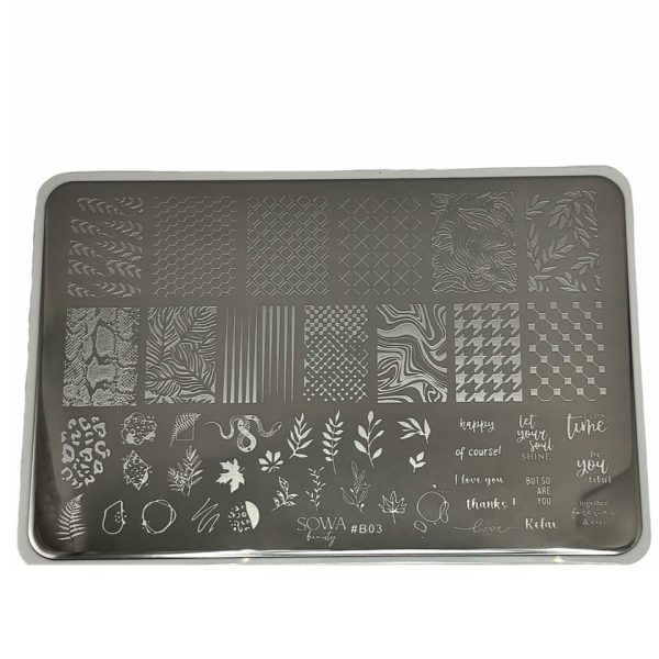 Пластина для стемпінгу SOWA №В03