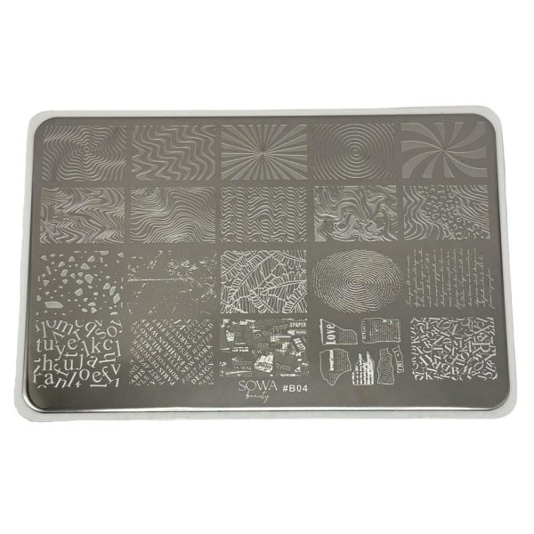 Пластина для стемпінгу SOWA №В04