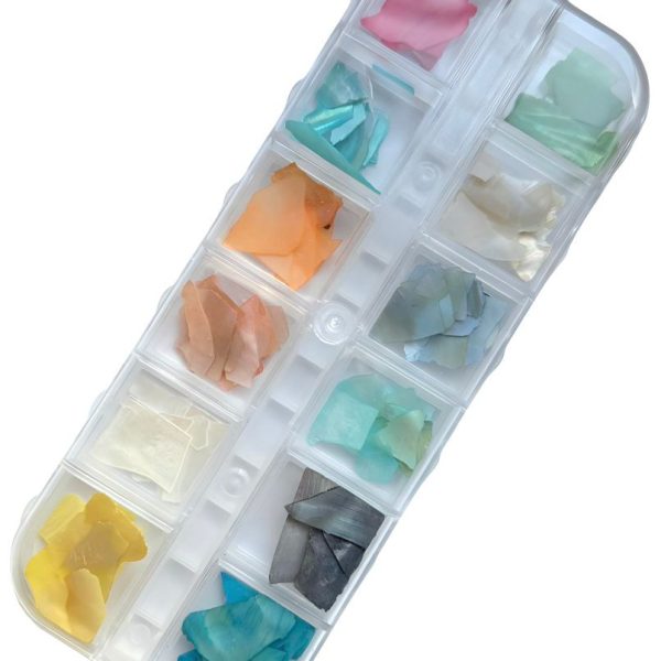 Декор для нігтів ART "Мушля" 12 кольорів.