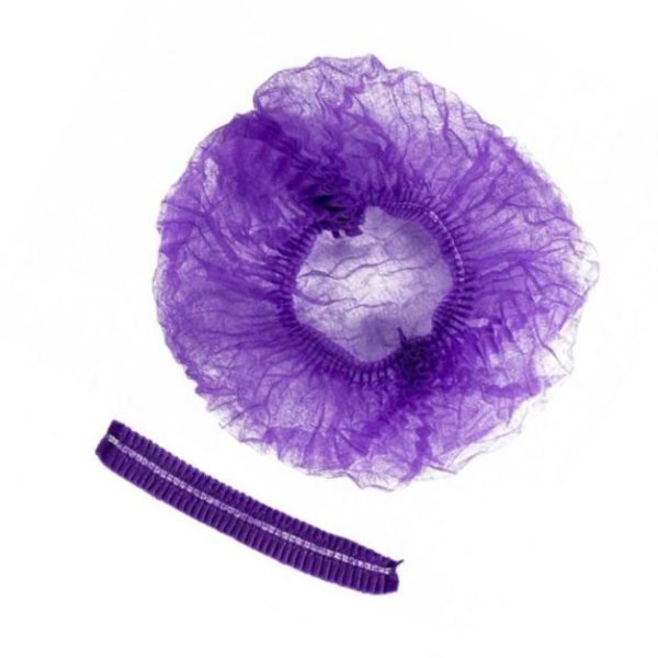 Шапочка кульбаба одноразова | Фіолетова (100шт/уп)