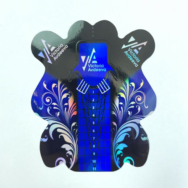 Форми (шаблони) для нарощування нігтів 10 шт. V.AVDEEVA