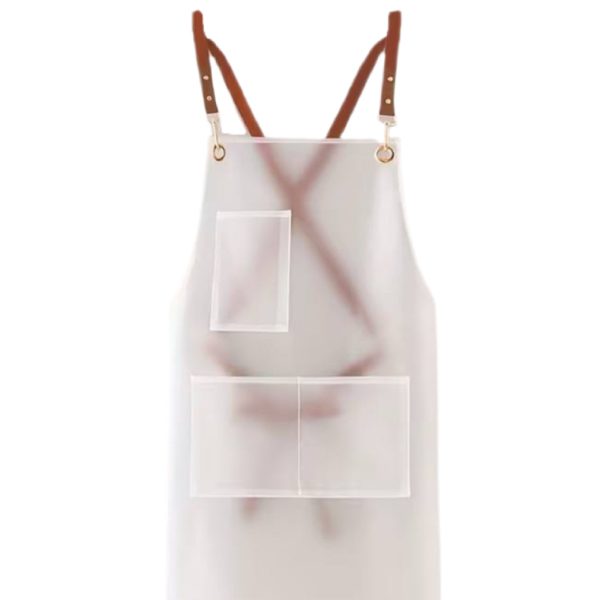 Фартух водостійкий. Прозорий білий матовий