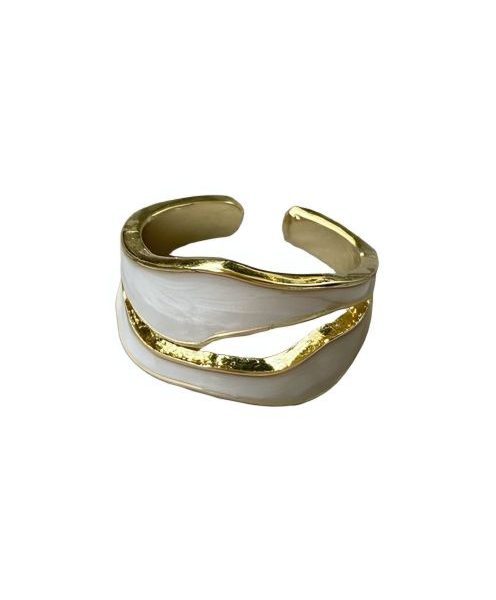 Каблучка Clio Золото з перламутром №6