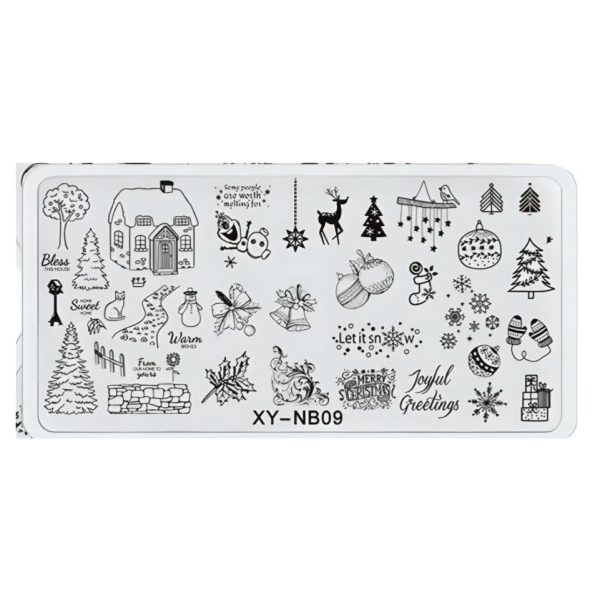 Пластина для стемпінгу XY-NB09
