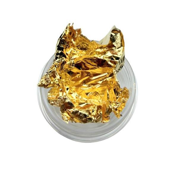 Поталь Золото. Для дизайну нігтів в банці.