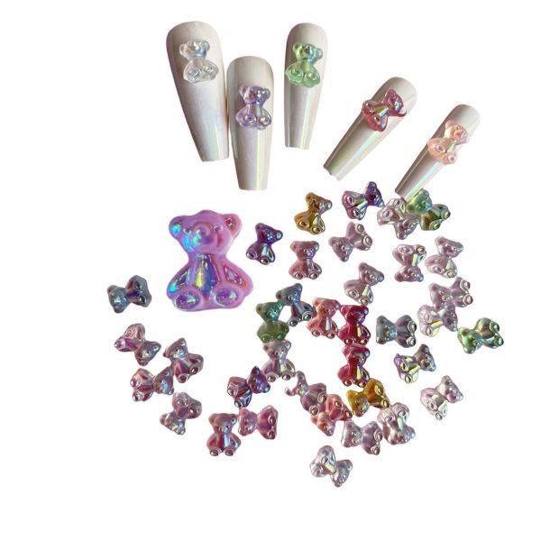 Шарм для декору нігтів Ведмедики Mix