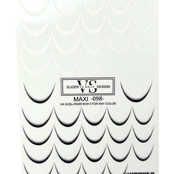 Слайдер дизайн френч VS Nails MAXI №-098- 