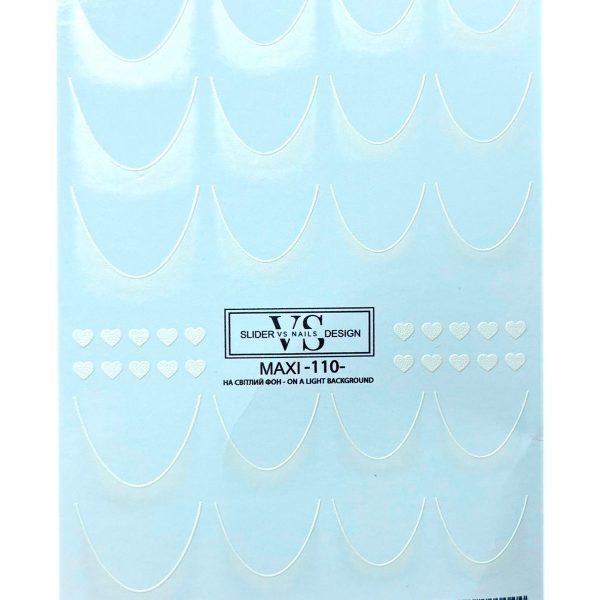 Слайдер дизайн френч VS Nails MAXI №-110- 