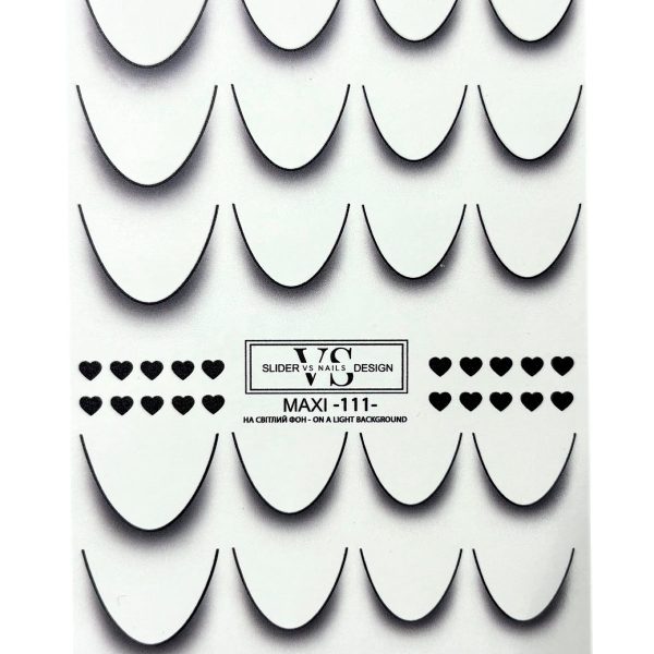 Слайдер дизайн френч VS Nails MAXI №-111- 