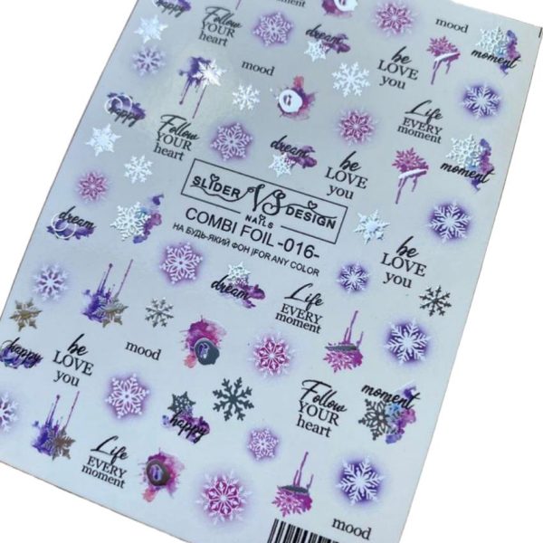 Слайдер дизайн VS Nails Combi foil №-16- 