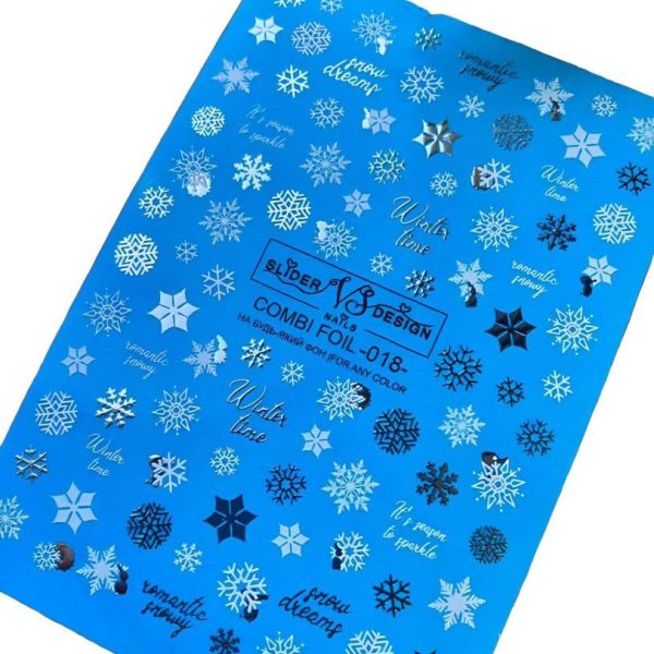 Слайдер дизайн VS Nails Combi foil №-18- 