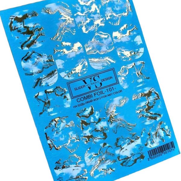 Слайдер дизайн VS Nails Combi foil №-101- 