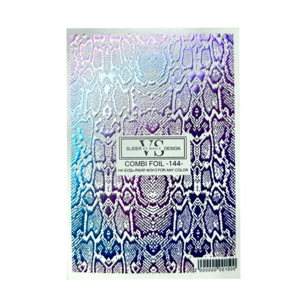 Слайдер дизайн VS Nails Combi foil №-144- 
