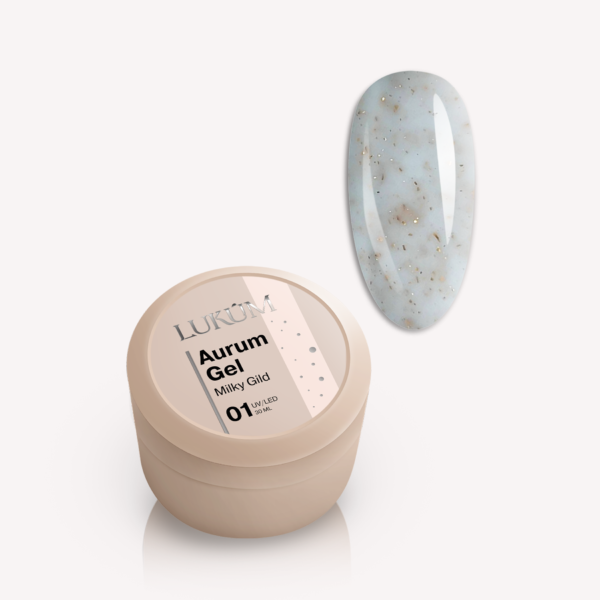 Aurum Gel Milky Gild 01 LUKUM