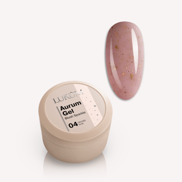 Aurum Gel Blush Sparkle 04 LUKUM
