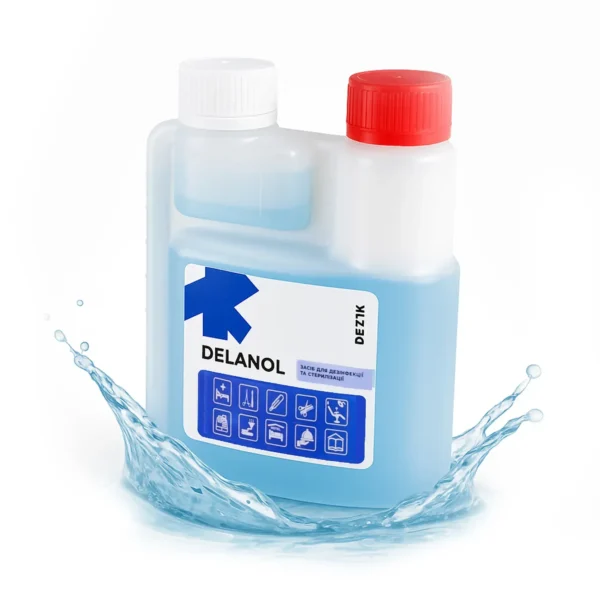 Delanol Dezik - засіб для дезінфекції, ПСО та стерилізації інструментів 0,5л