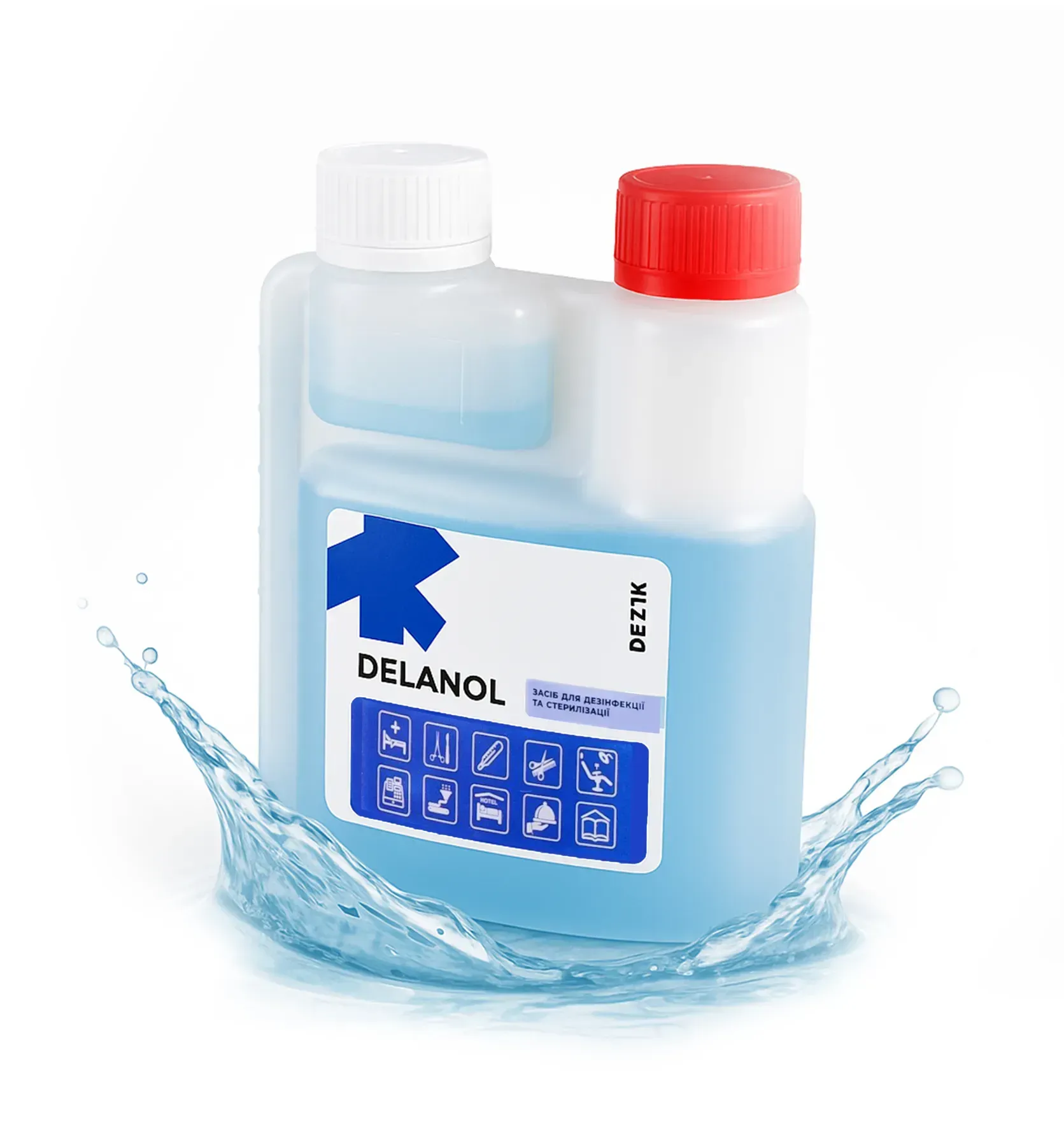 delanol-sredstvo-dlya-dezinfekcii-pso-i-sterilizacii-instrumentov-ot-dezik-250-ml.-uk-51329365723148 Delanol Dezik - засіб для дезінфекції, ПСО та стерилізації інструментів 1л - Зображення 1