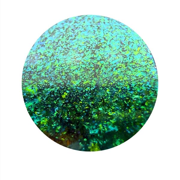 Пластівці юкі Nicole Dairy.№4 (Зелений з фіолетовим переливом)