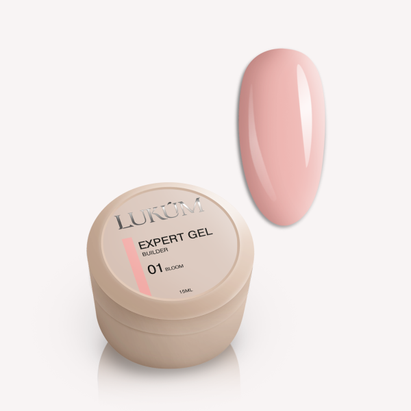 Expert Builder Gel,Bloom 01, 15мл Lukum