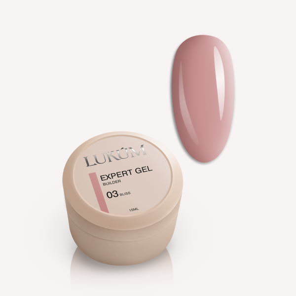 Expert Builder Gel,Bliss 03, 15мл Lukum