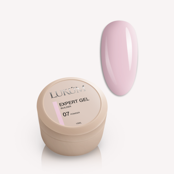 Expert Builder Gel,Powder 07, 15мл Lukum