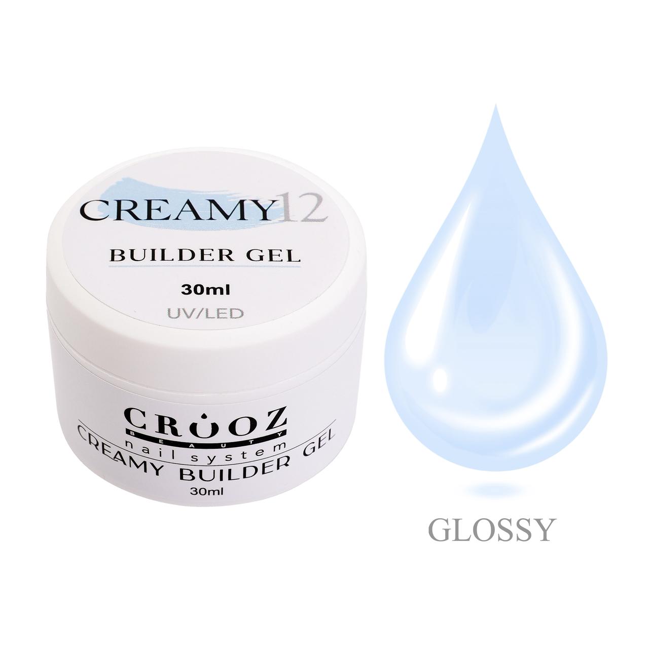 12-1 Гель для нарощування Creamy Builder gel 12, Crooz 30 ml - Зображення 1