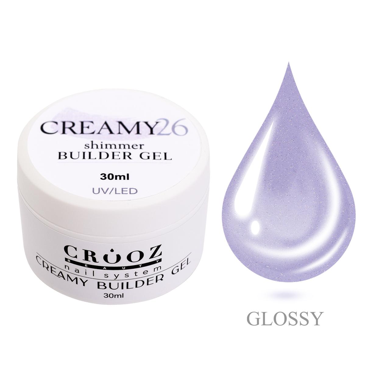 26-1 Creamy Builder Gel 26 Crooz— для нарощування та зміцнення нігтів 30мл - Зображення 1