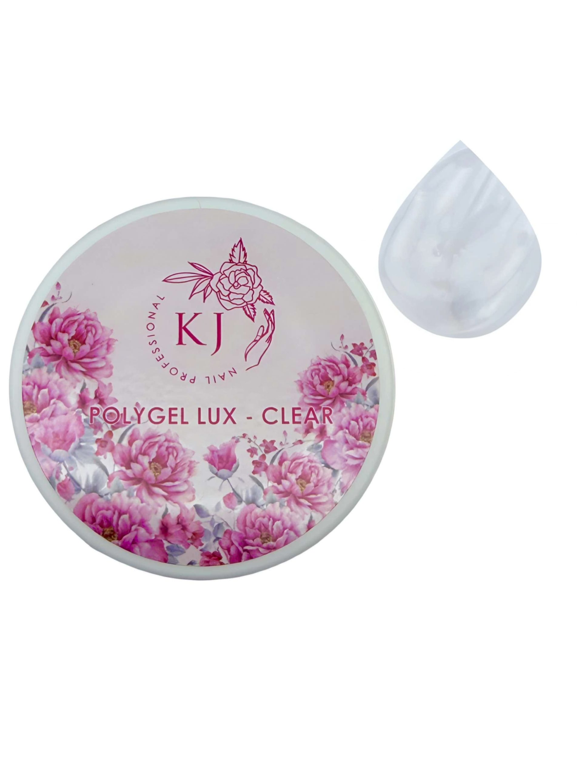 Полігель Lux Clear KJ nail Professional. 30мл