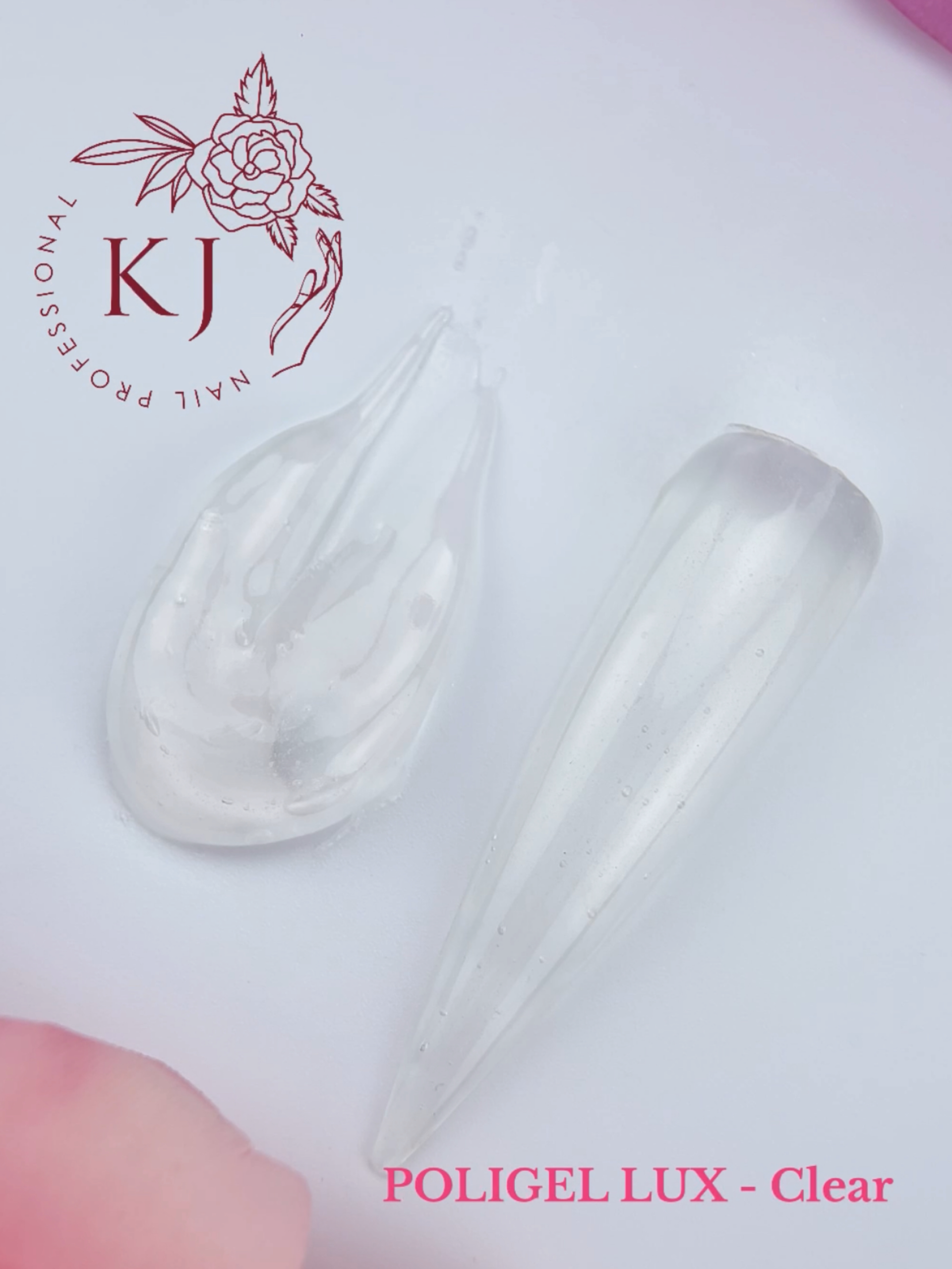 Полігель Lux Clear KJ nail Professional. 30мл - Зображення 2