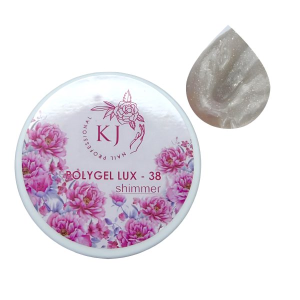 Полігель Lux Shimmer №38 KJ nail Professional. 30мл