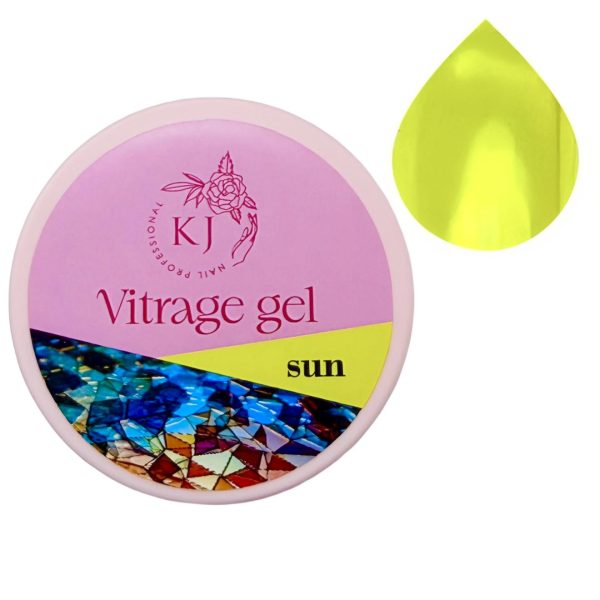 Вітраж гель KJ nails Vitrage Gel Sun| 15ml