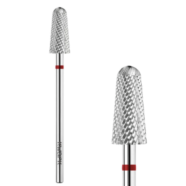 KWARK Фреза карбід-вольфрамова конус кулястий, червона, 6 мм