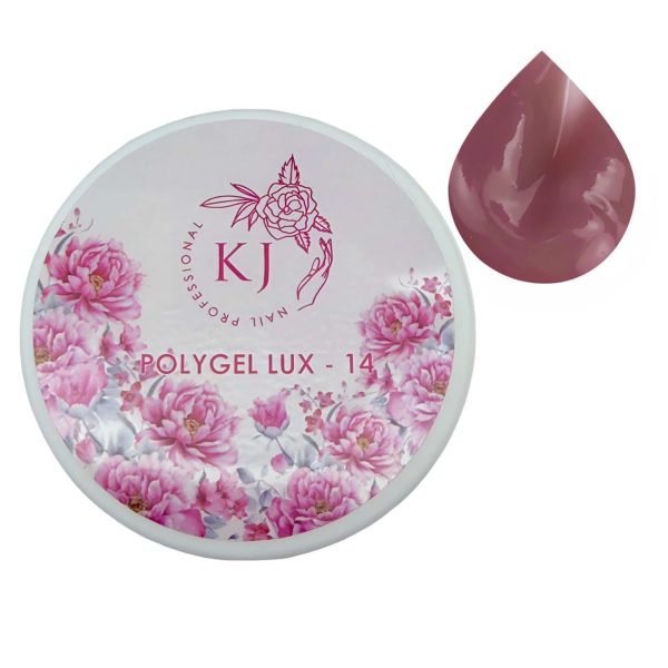 Полігель Lux №14 KJ nail Professional. 30мл