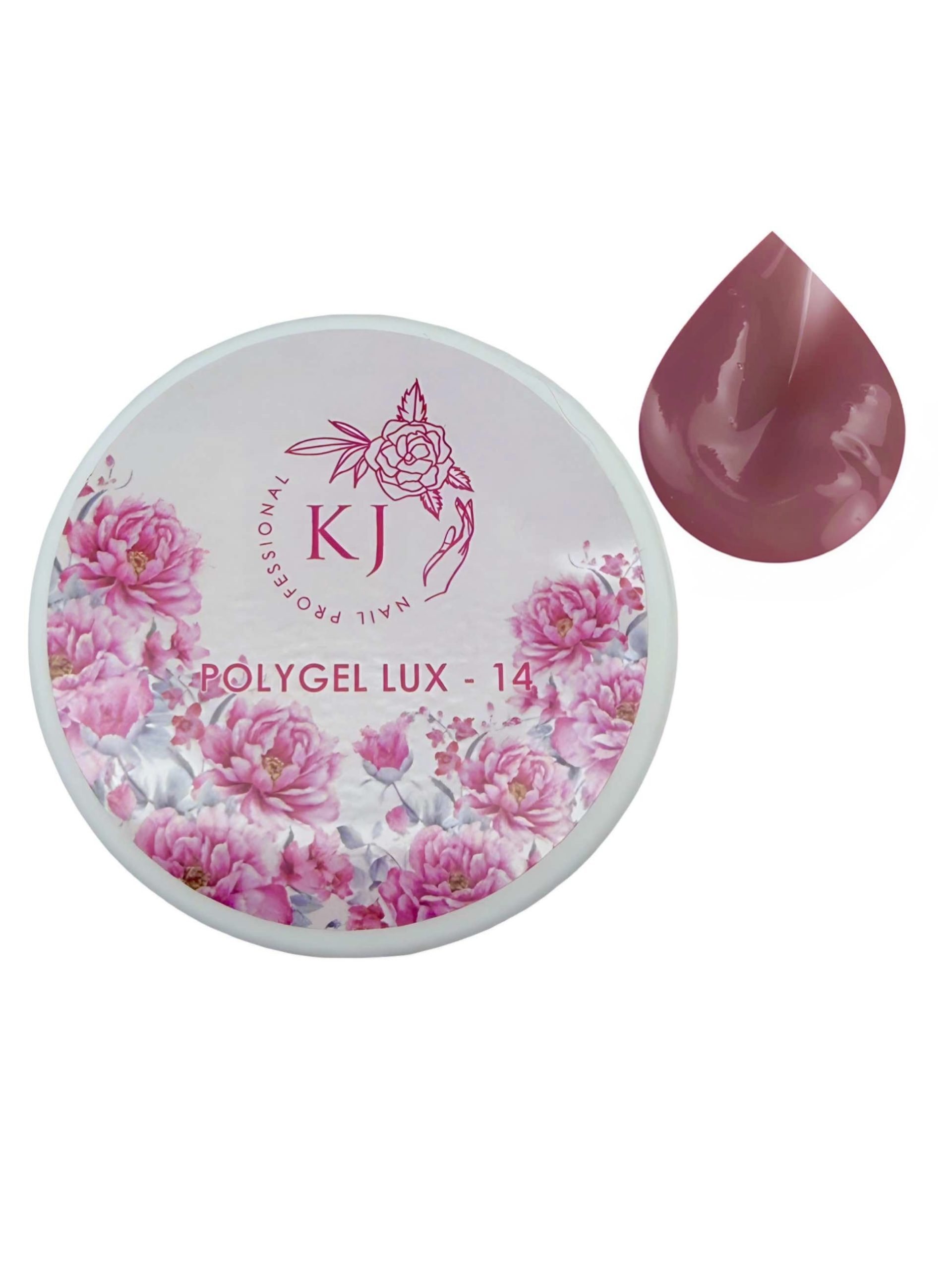 Полігель Lux №14 KJ nail Professional. 30мл