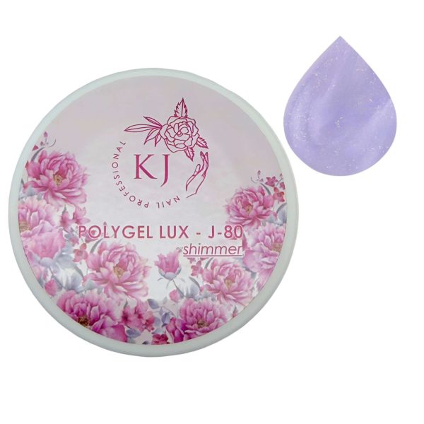 Полігель Lux Shimmer № J-80 KJ nail Professional. 30мл
