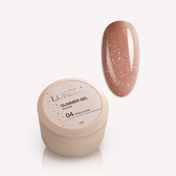 Glimmer Gel Pearl Blush 04 LUKUM 30мл