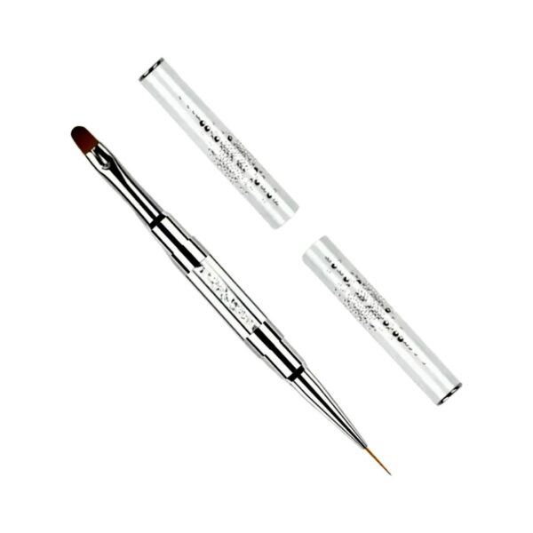 Пензель двосторонній Oval/Liner 11мм Білий
